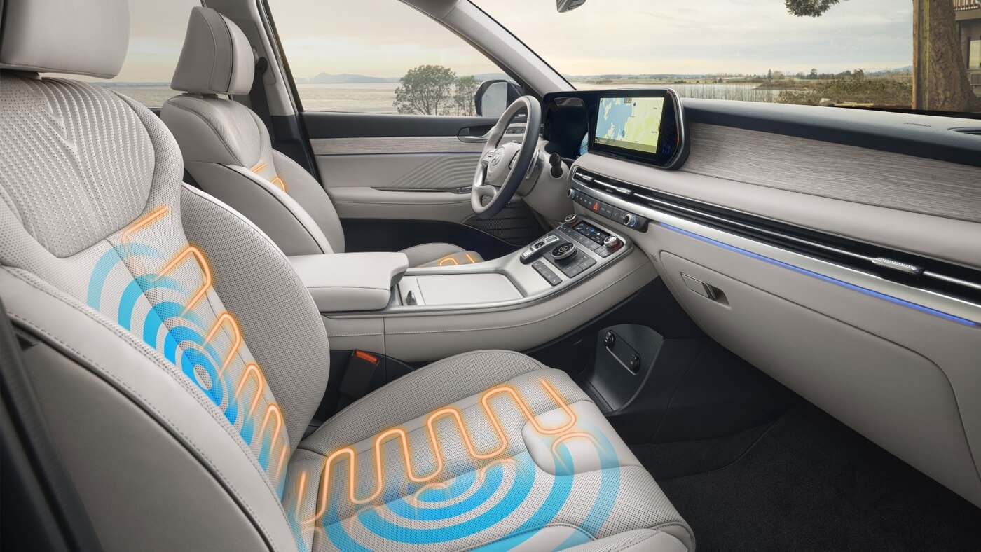 Sièges Ergo Motion du Hyundai Palisade 2025.